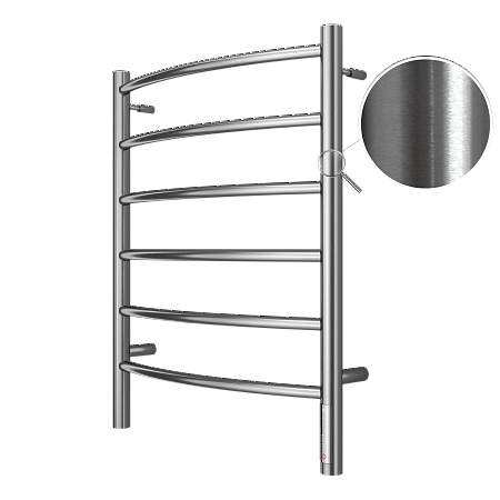 Классик П6 500х650 Электро (quick touch) Полотенцесушитель TERMINUS Сатин Кемерово - фото 3