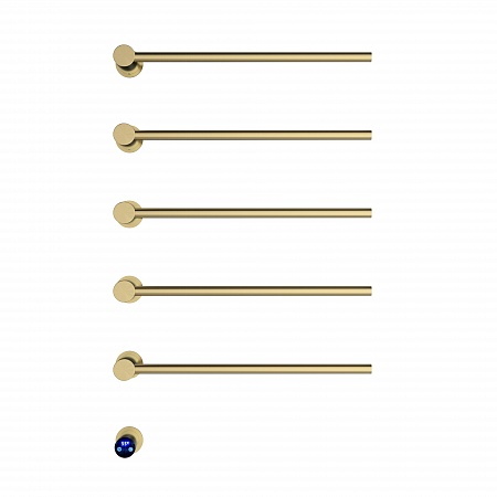 Аккорд П5 500х800 электро Полотенцесушитель TERMINUS Брашированное золото Кемерово - фото 2 Аккорд П5 500х800 электро Полотенцесушитель TERMINUS Брашированное золото Кемерово - фото 2