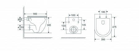 Подвесной унитаз безободковый Terminus Енисей Monolit 560х390 белый Кемерово - фото 8 Подвесной унитаз безободковый Terminus Енисей Monolit 560х390 белый Кемерово - фото 8