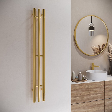 Стойка электро TRES круг1200 TERMINUS Брашированное золото Кемерово - фото 3 Стойка электро TRES круг1200 TERMINUS Брашированное золото Кемерово - фото 3