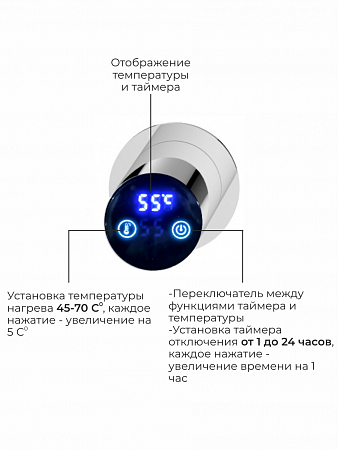Аккорд П5 500х800 электро Полотенцесушитель TERMINUS Нержавеющая сталь Кемерово - фото 4 Аккорд П5 500х800 электро Полотенцесушитель TERMINUS Нержавеющая сталь Кемерово - фото 4