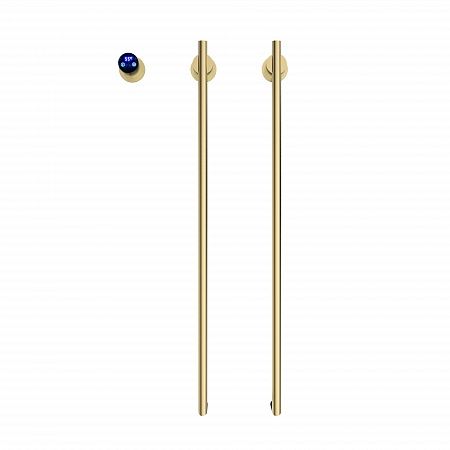 Рондо П2 350х760 электро Полотенцесушитель TERMINUS Брашированное золото Кемерово - фото 2 Рондо П2 350х760 электро Полотенцесушитель TERMINUS Брашированное золото Кемерово - фото 2