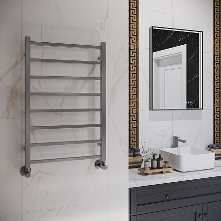 Ватикан П8 500х800 Полотенцесушитель TERMINUS Оружейная сталь Кемерово - фото 3