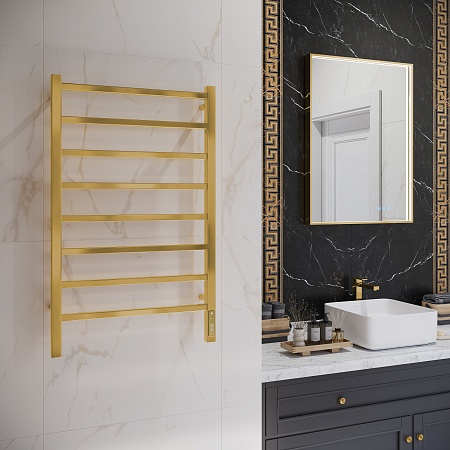 Ватикан П8 500х850 Электро Полотенцесушитель TERMINUS Брашированное золото Кемерово - фото 3 Ватикан П8 500х850 Электро Полотенцесушитель TERMINUS Брашированное золото Кемерово - фото 3