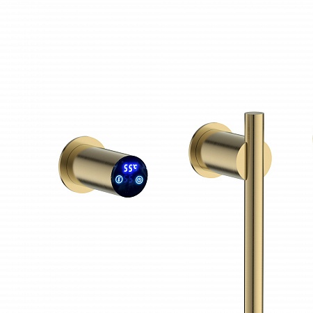 Рондо П2 350х760 электро Полотенцесушитель TERMINUS Брашированное золото Кемерово - фото 4 Рондо П2 350х760 электро Полотенцесушитель TERMINUS Брашированное золото Кемерово - фото 4